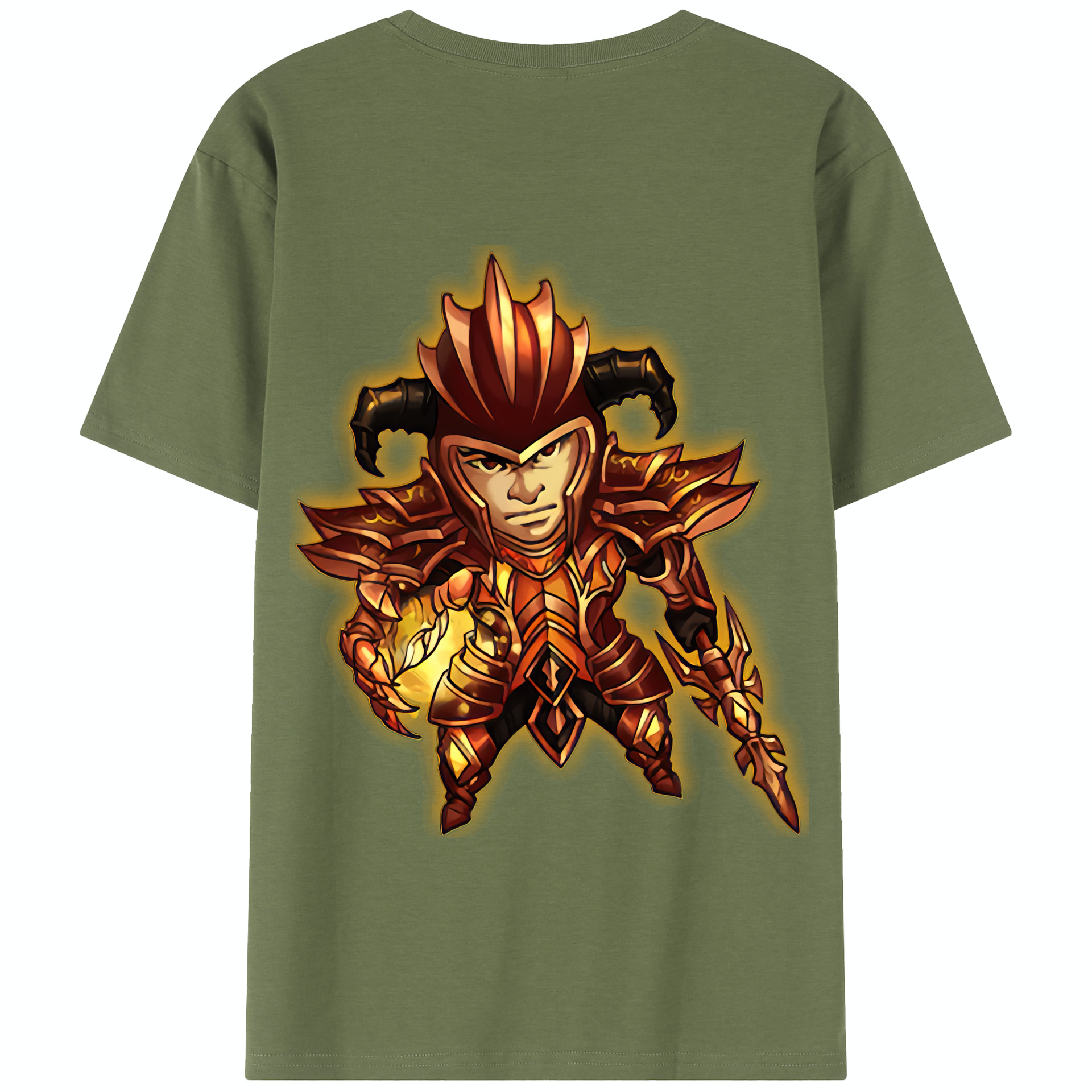 リーグ・オブ・レジェンド League of Legends LOL 綿100％半袖Tシャツ（背面プリント）